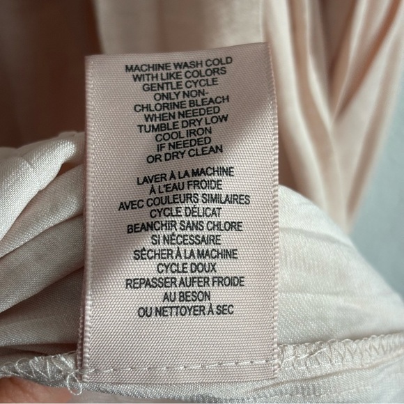 NWT Philosophy Blush Pleated Maxi Skirt Rose Cream Long Flowy Feminine Skirt - Picture 6 of 6